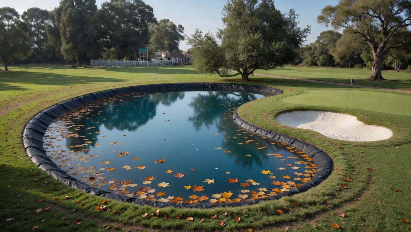 Golf Course Pond Liner 600 Micron Reinforced PVC