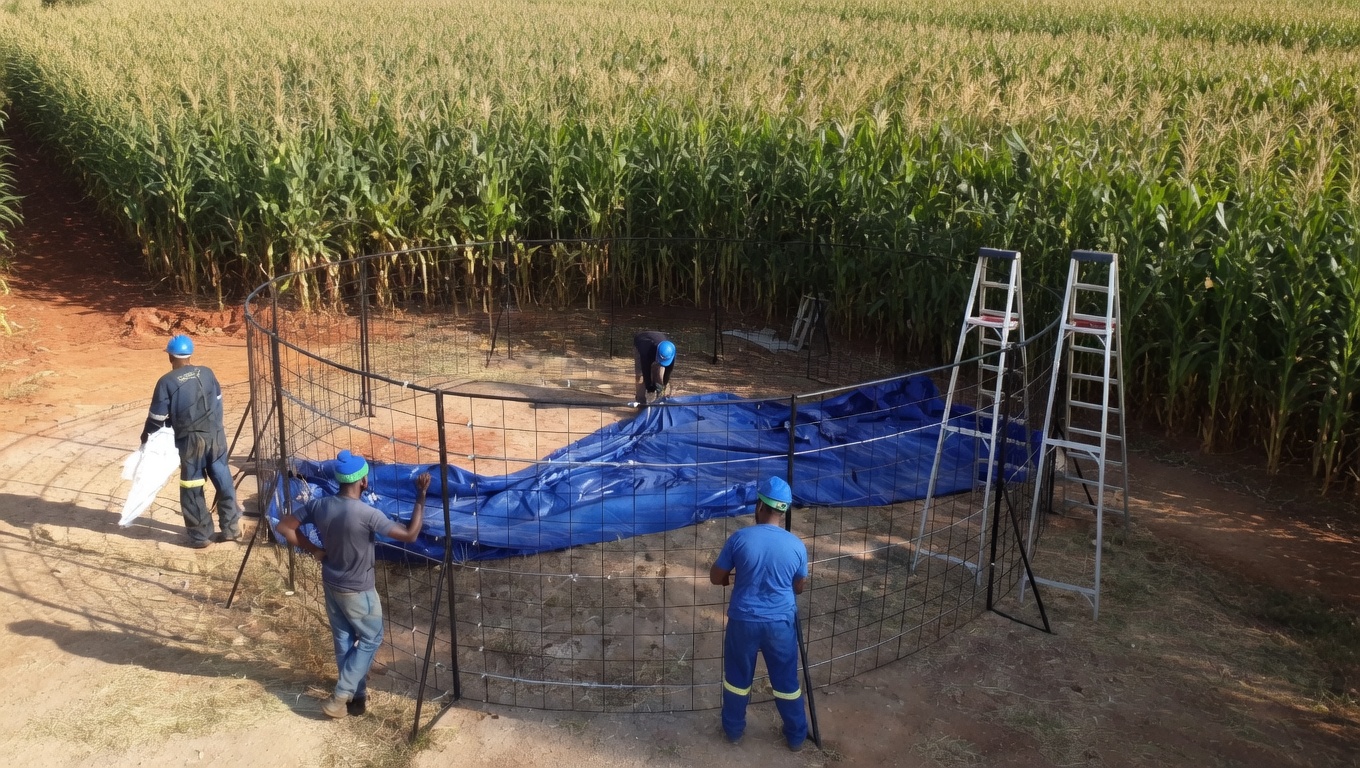 Grain Dam Factory Installation