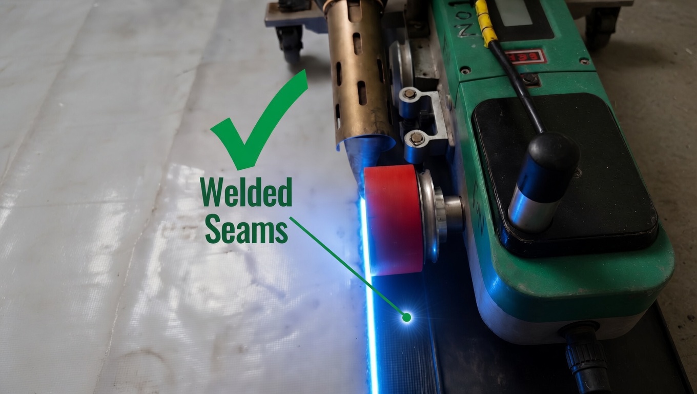 Hot Air Welded Seams 50.9