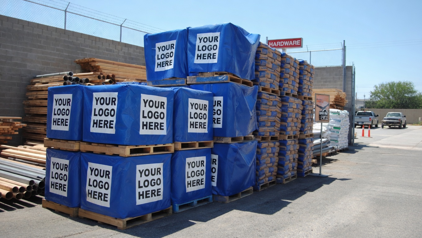 Pallet wraps securing palletised cargo