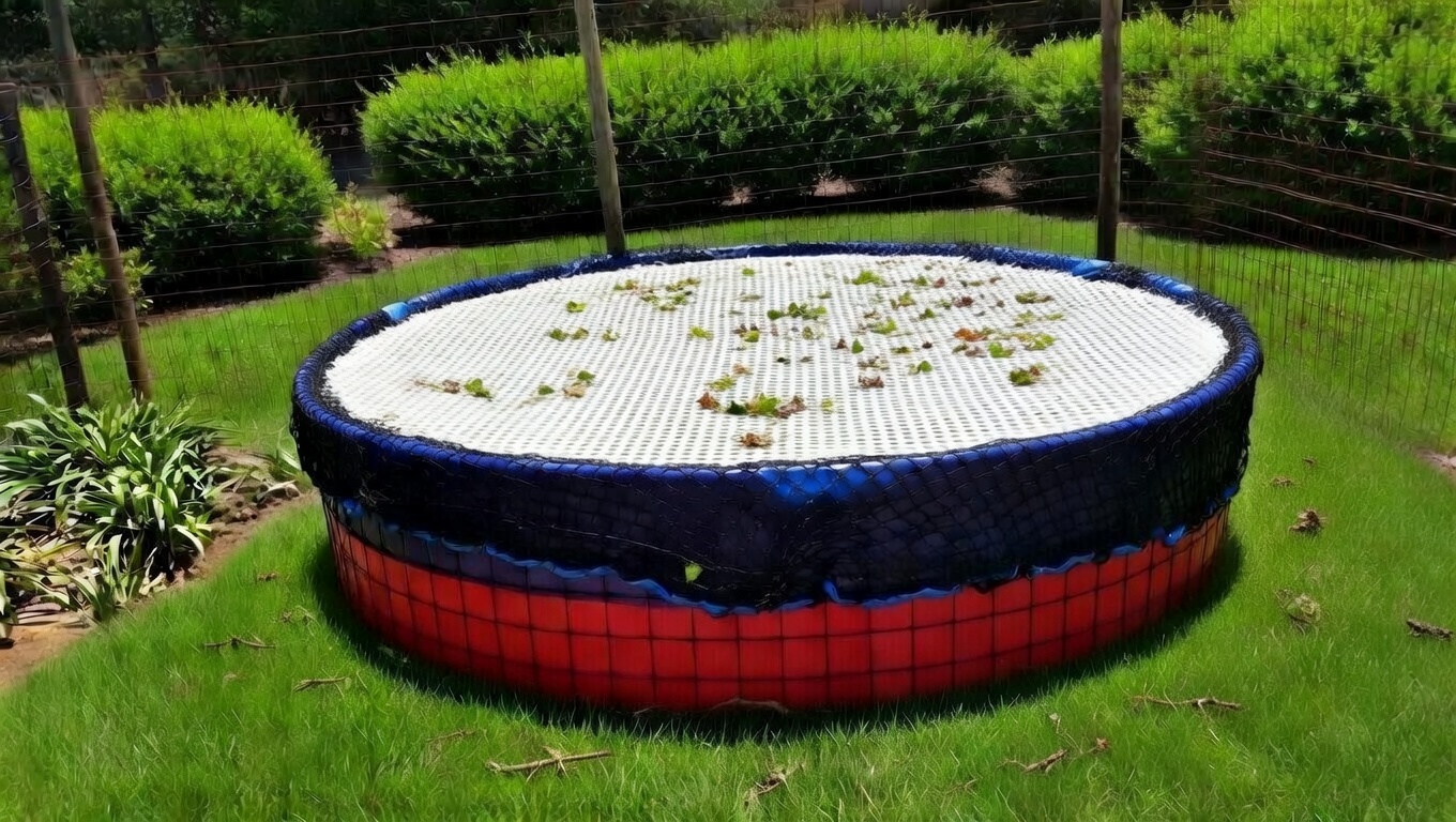 Porta Pool With Leaf Catcher