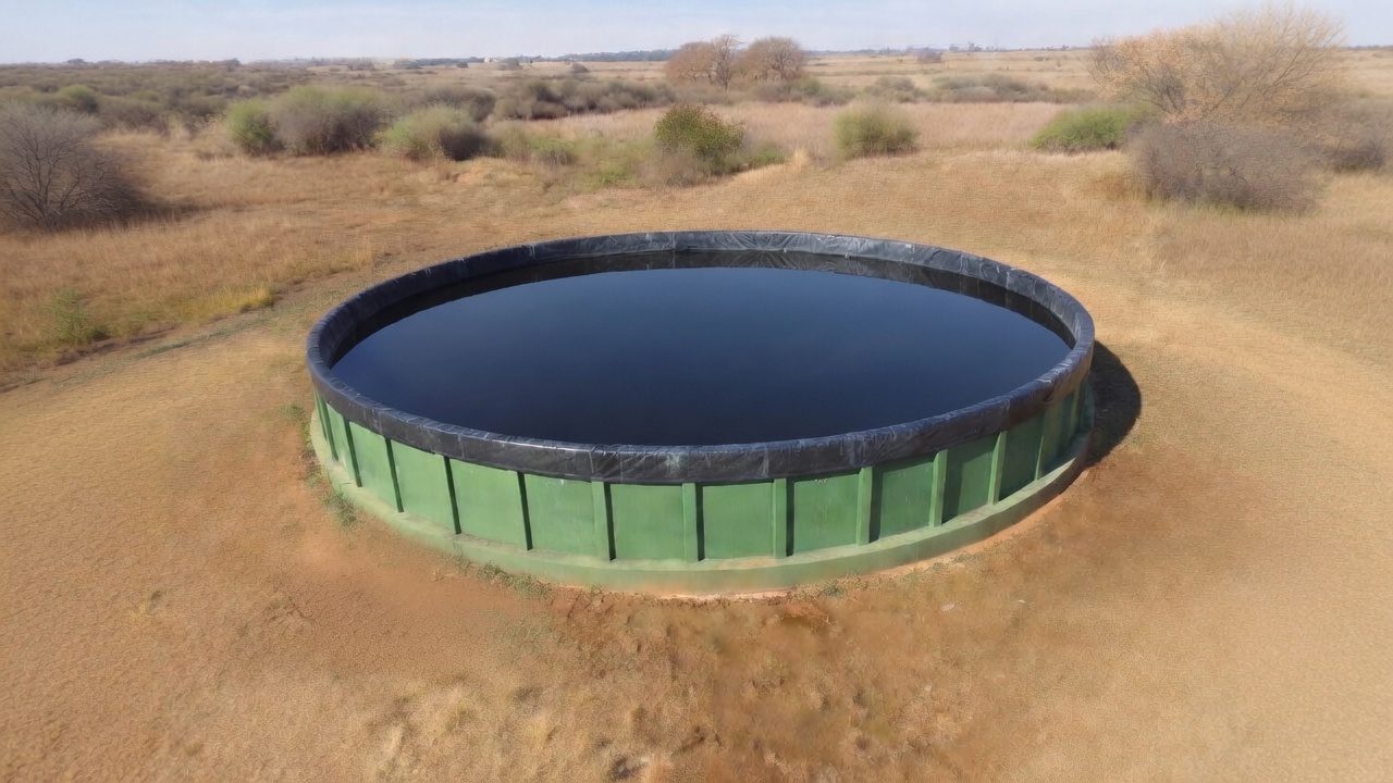 700 micron heavy duty reservoir liner installation