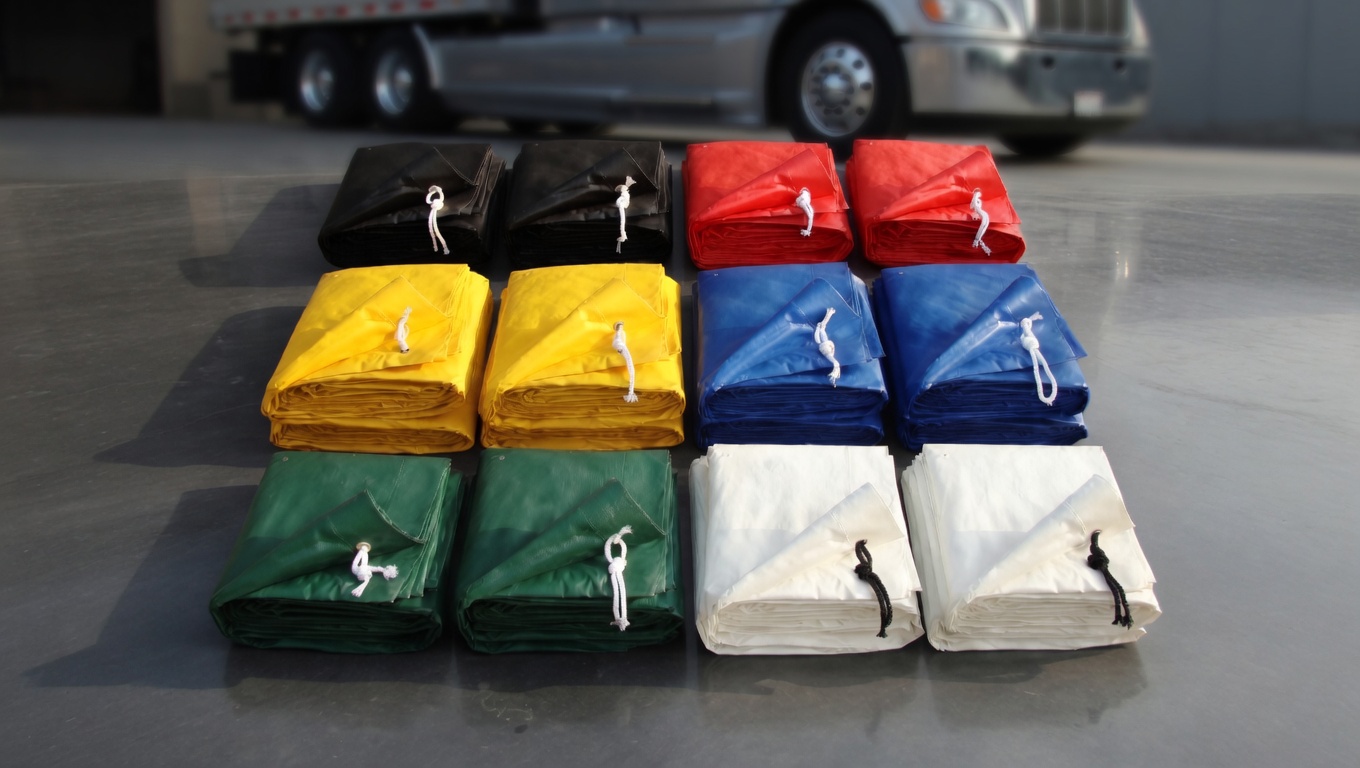 Truck Tarps Various Colours Sizes 550g 700g 800g