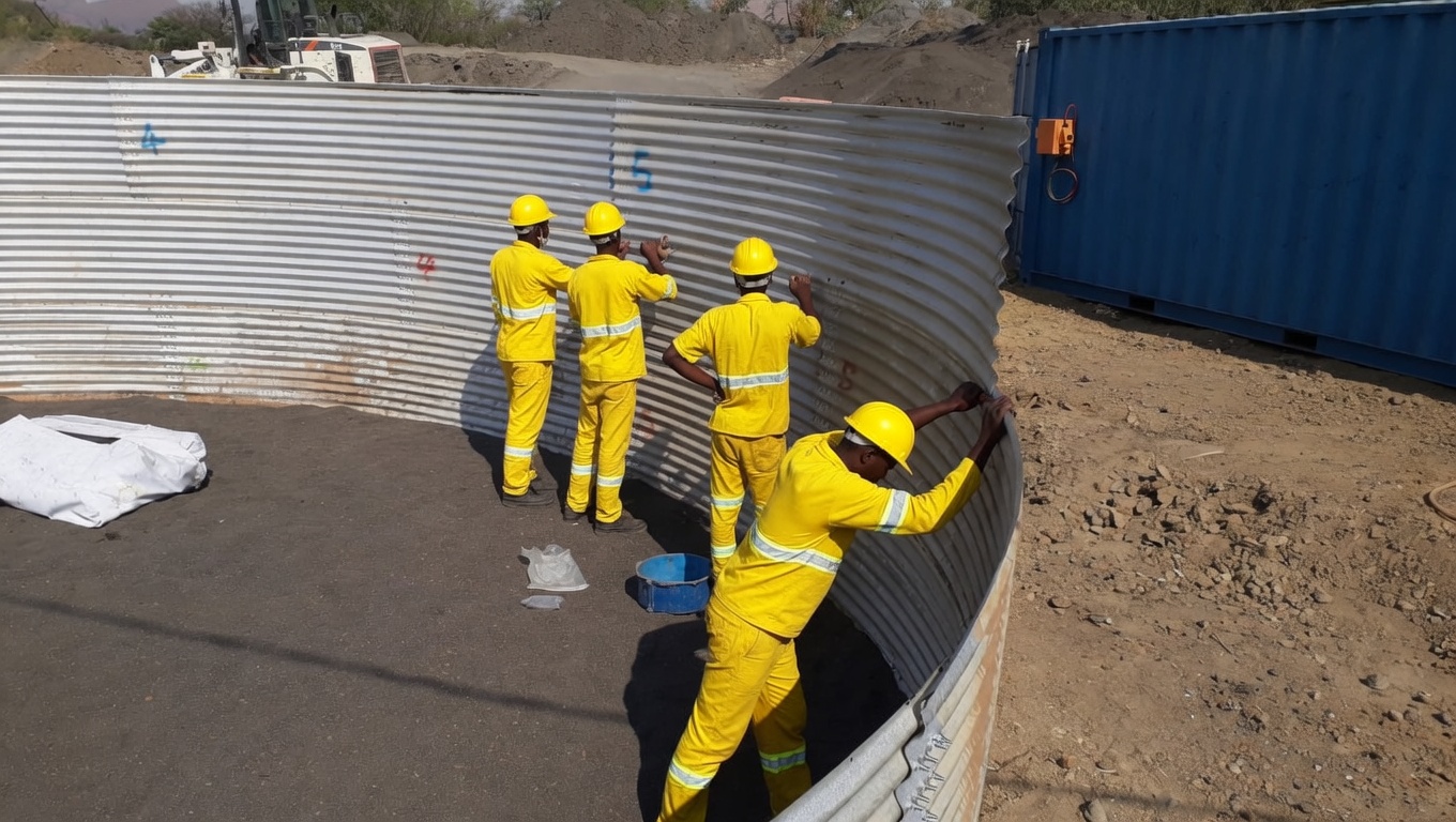 Zinc Reservoir Installation