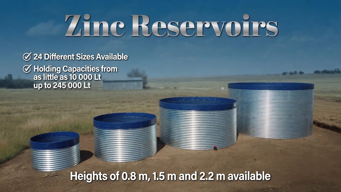 Zinc Reservoirs 10 Kl To 245 Kl Avail